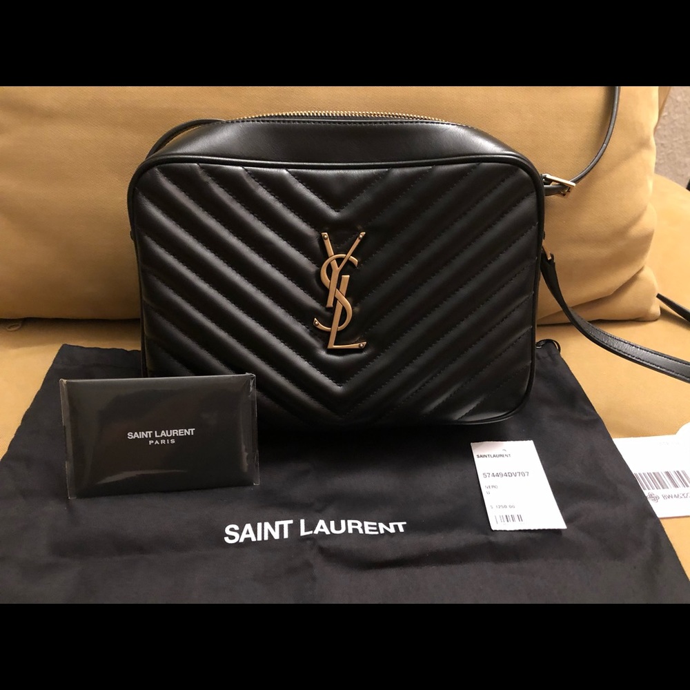 YSL Lou Matelassé Leather Camera Bag